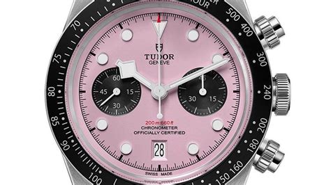 barbie tudor|Tudor Launches A Pink Black Bay Chrono Watch With Inter .